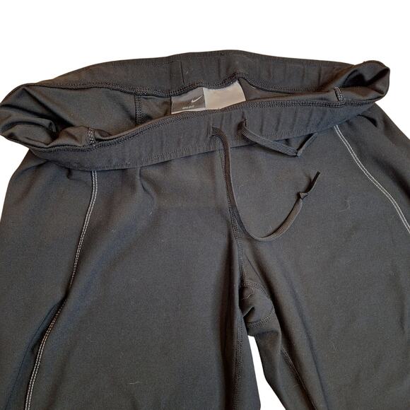 Nike Dri-Fit straight leg running pants stretchy drawstring reflective workout - Picture 4 of 9